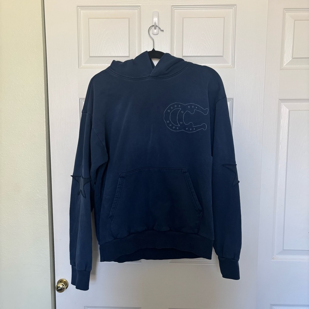 Beyoncé Cowboy Carter Tour Navy Hoodie Heavyweight Size M